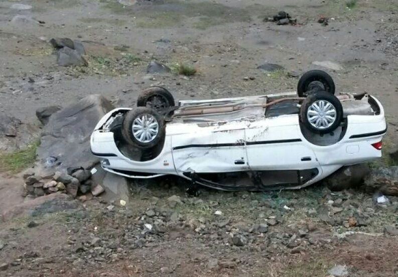 حادثه واژگونی سمند ۷ مصدوم برجای گذاشت