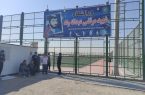 زمین فوتبال شهید عبداله وند محله خلیج فارس جنوبی تهران فاقد سایبان و نیمکت