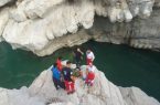 پیکر جوان گمشده شده در آبشار کمر دوغ کهگیلویه پیدا شد