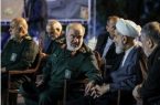 حضور سردار قاآنی در مراسم استقبال از پیکر پاک شهید نیلفروشان در تهران