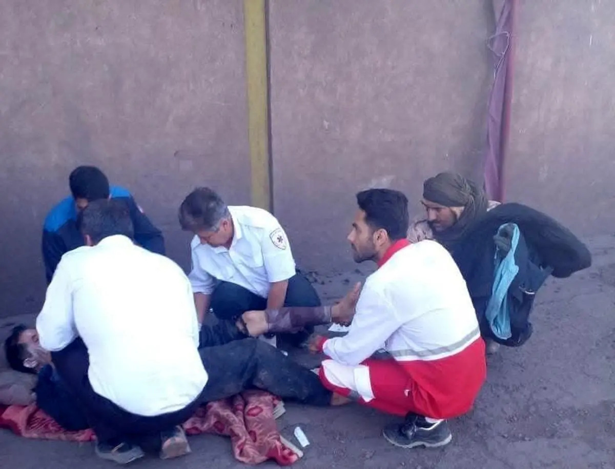 یک کارگر در کارخانه «فرو آلیاژ کرمان» دچار سوختگی شد