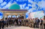 آئین رونمایی از یادمان ۲ شهید گمنام در شهرستان رامهرمز