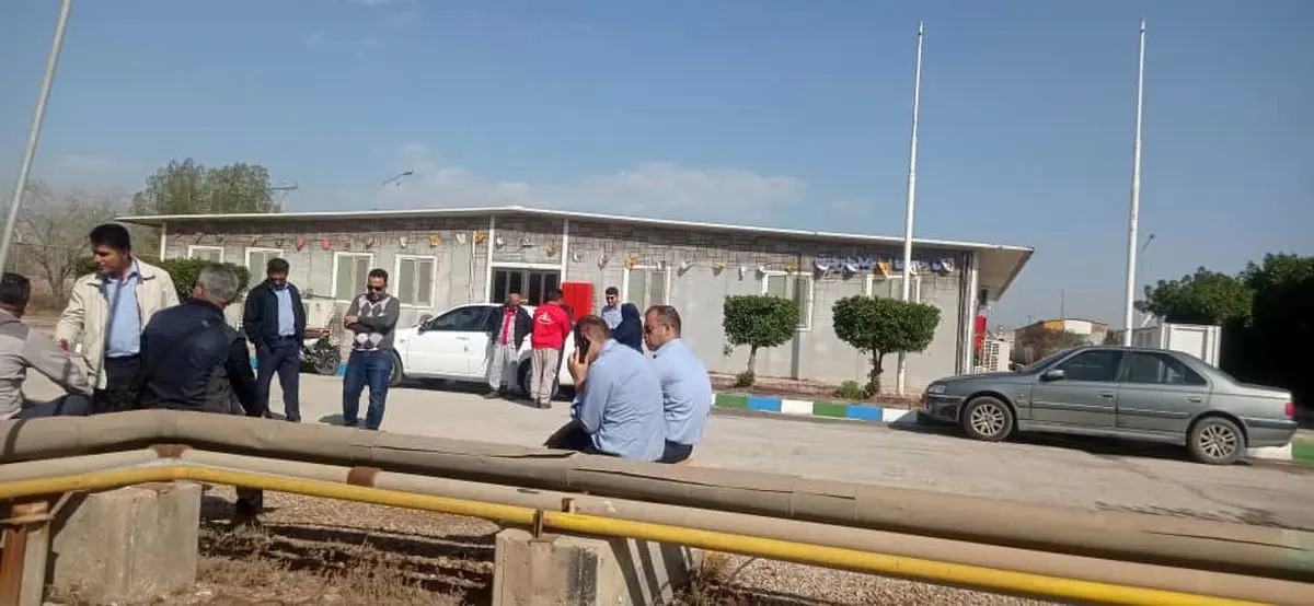 تجمع مجدد کارگران پایانه‌ها و مخازن پتروشیمی در بندر امام