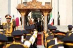 استقبال رسمی پزشکیان از امیر قطر