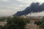 برخورد صاعقه باعث آتش سوزی در یکی از مخازن نفت پالایشگاه آبادان شد