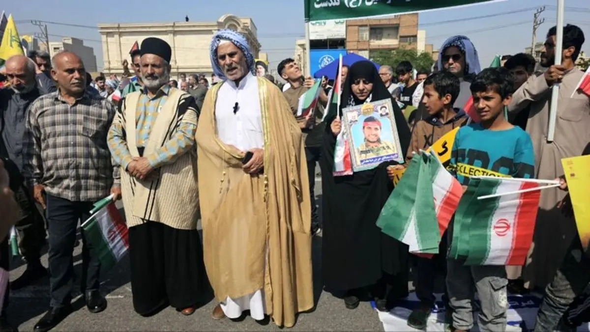 حضور آحاد مختلف مردم خوزستان در راهپیمایی روز قدس