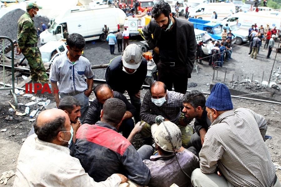 دو جان باخته گلستانی حادثه معدن دامغان در فارسیان آزادشهر تشییع شدند