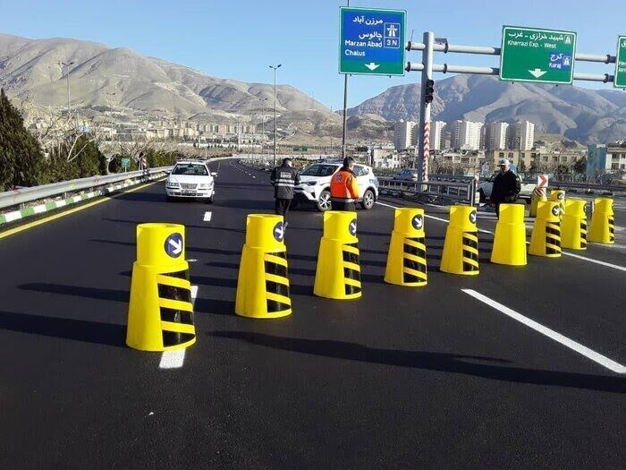 ورودی جاده کرج به چالوس و آزادراه تهران به شمال مسدود شد