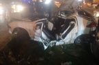 در حادثه برخورد خودرو با تیربرق ۲ نفر جان باختند