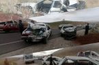 حادثه رانندگی در محور بروجن به لردگان ۸ مصدوم برجای گذاشت