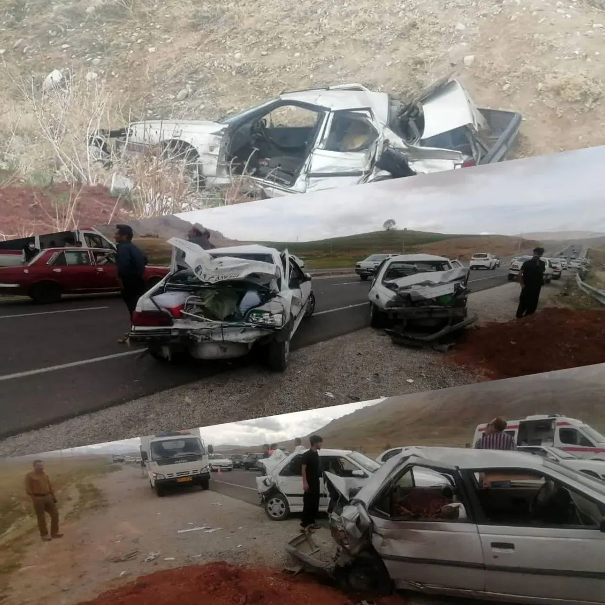 حادثه رانندگی در محور بروجن به لردگان ۸ مصدوم برجای گذاشت