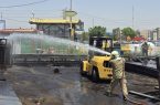 حریق در بازار آهن تهران سه مصدوم داشت