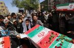 تشییع پیکر پاک شهدای حمله‌ی رژیم صهیونسیتی در شهرهای خوزستان