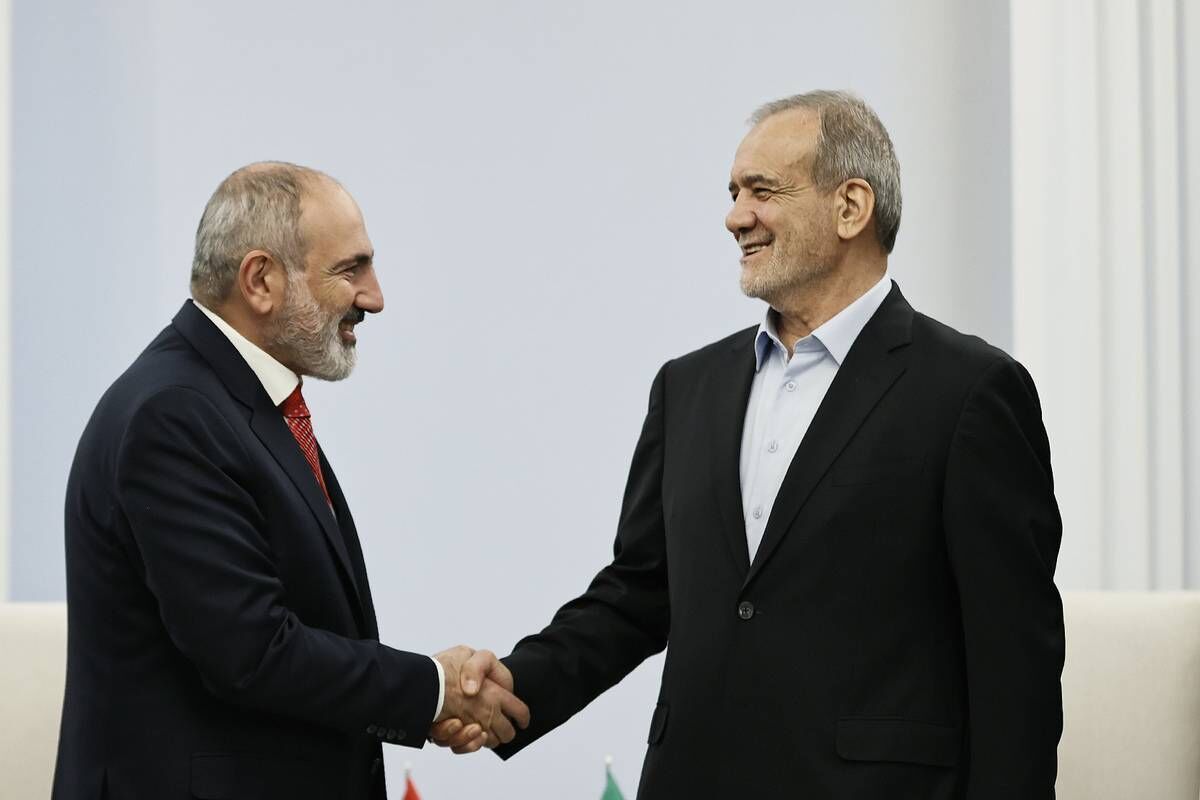 استقبال رسمی نیکول پاشینیان از مسعود پزشکیان
