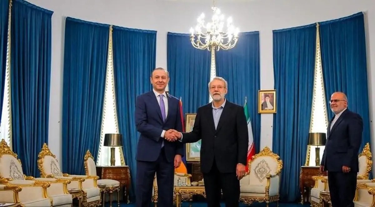 دیدار لاریجانی با دبیر شورای امنیت ارمنستان