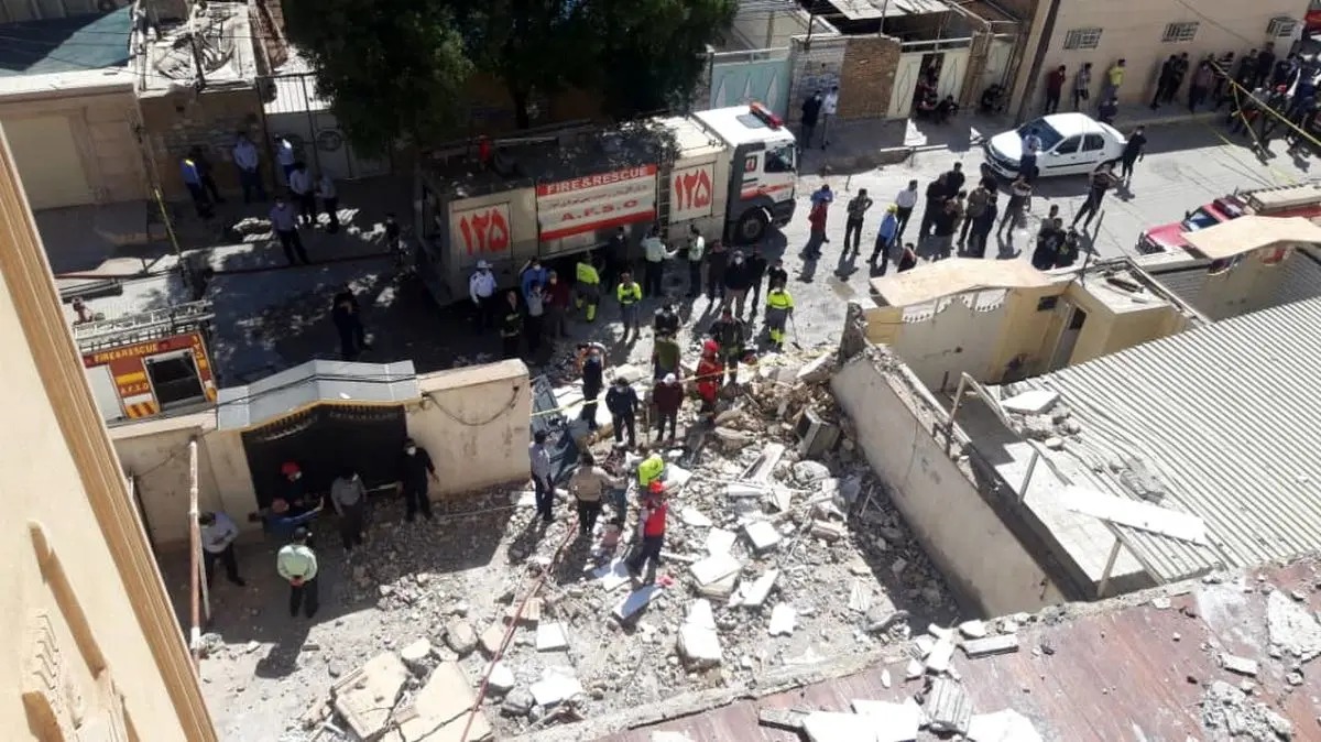 انفجار گاز در اهواز دو مصدوم برجای گذاشت
