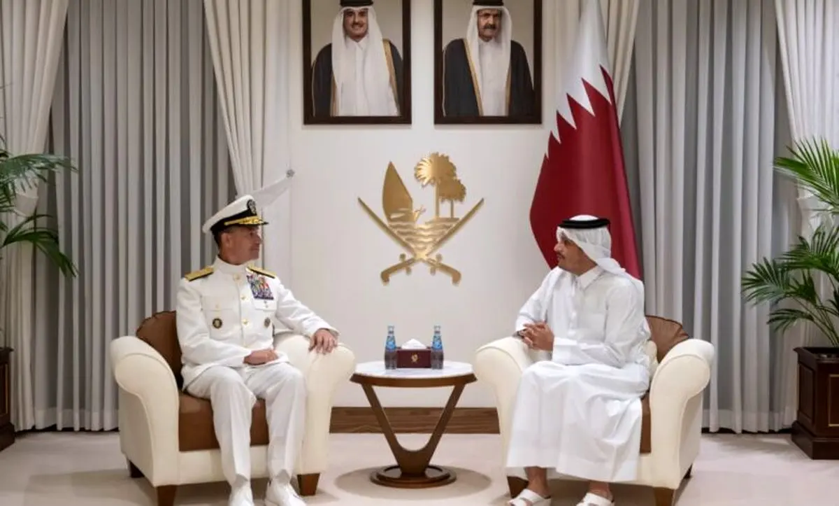 دیدار وزیر خارجه قطر و فرمانده سنت‌کام در دوحه