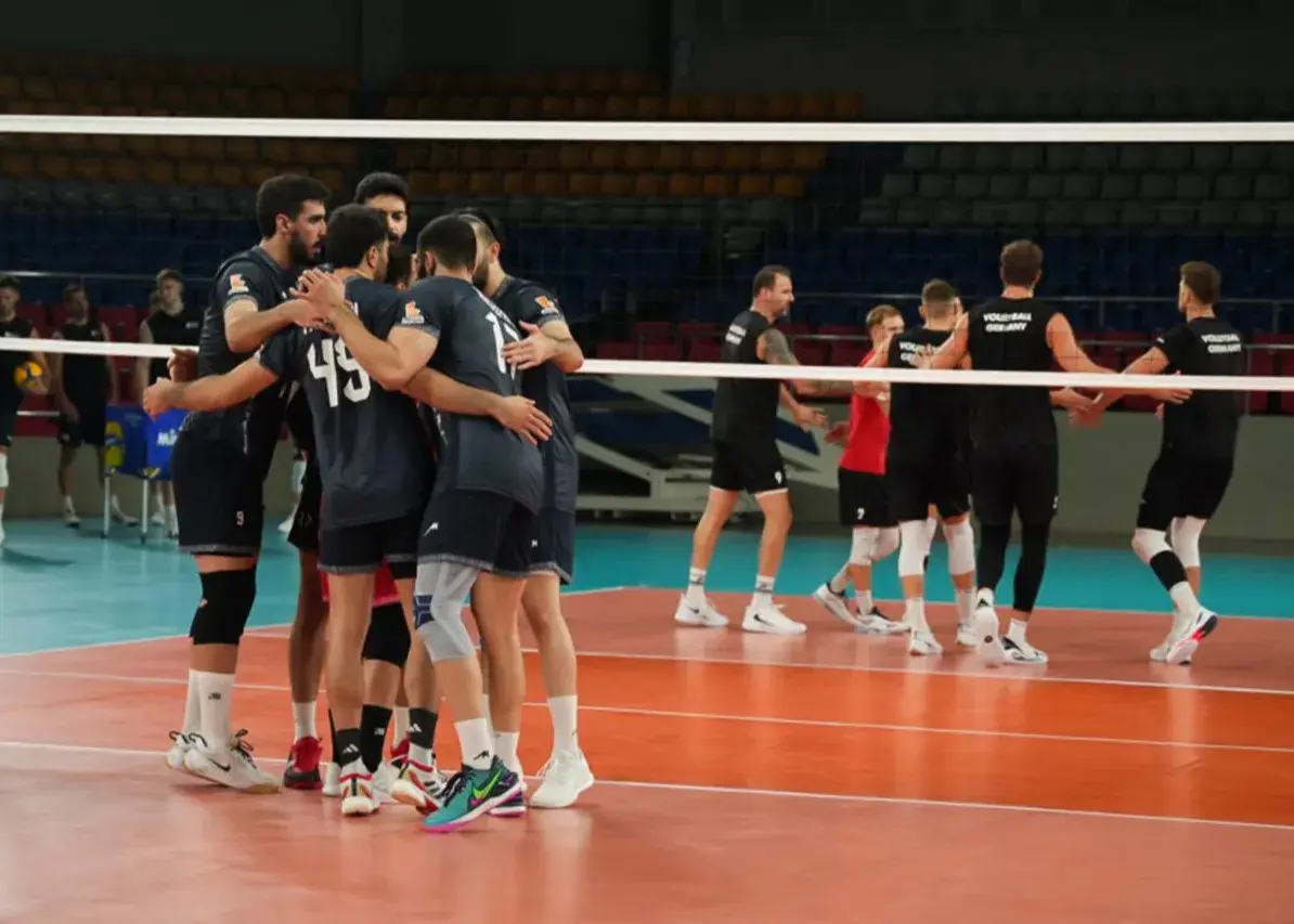 پیروزی بلندقامتان والیبال ایران مقابل آلمان