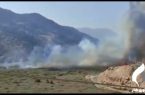 شعله‌های بی‌امان در دل زاگرس؛ شط «شیرین بهار» اندیکا می‌سوزد + فیلم