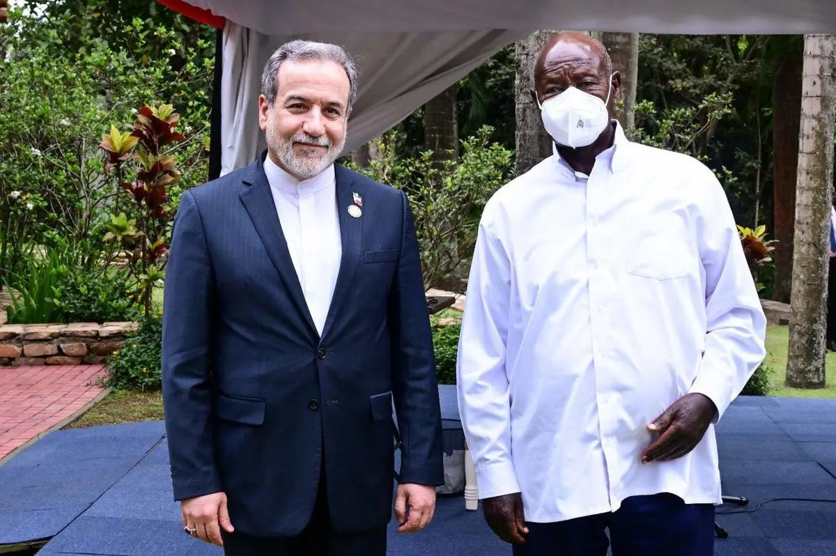 دیدار عراقچی با رئیس‌جمهور اوگاندا