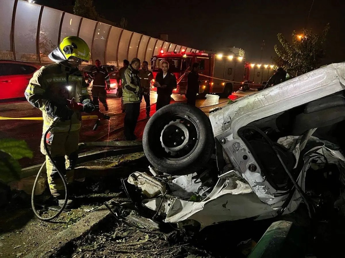 ۴ پاکبان بر اثر برخورد خودرو در تهران جان باختند