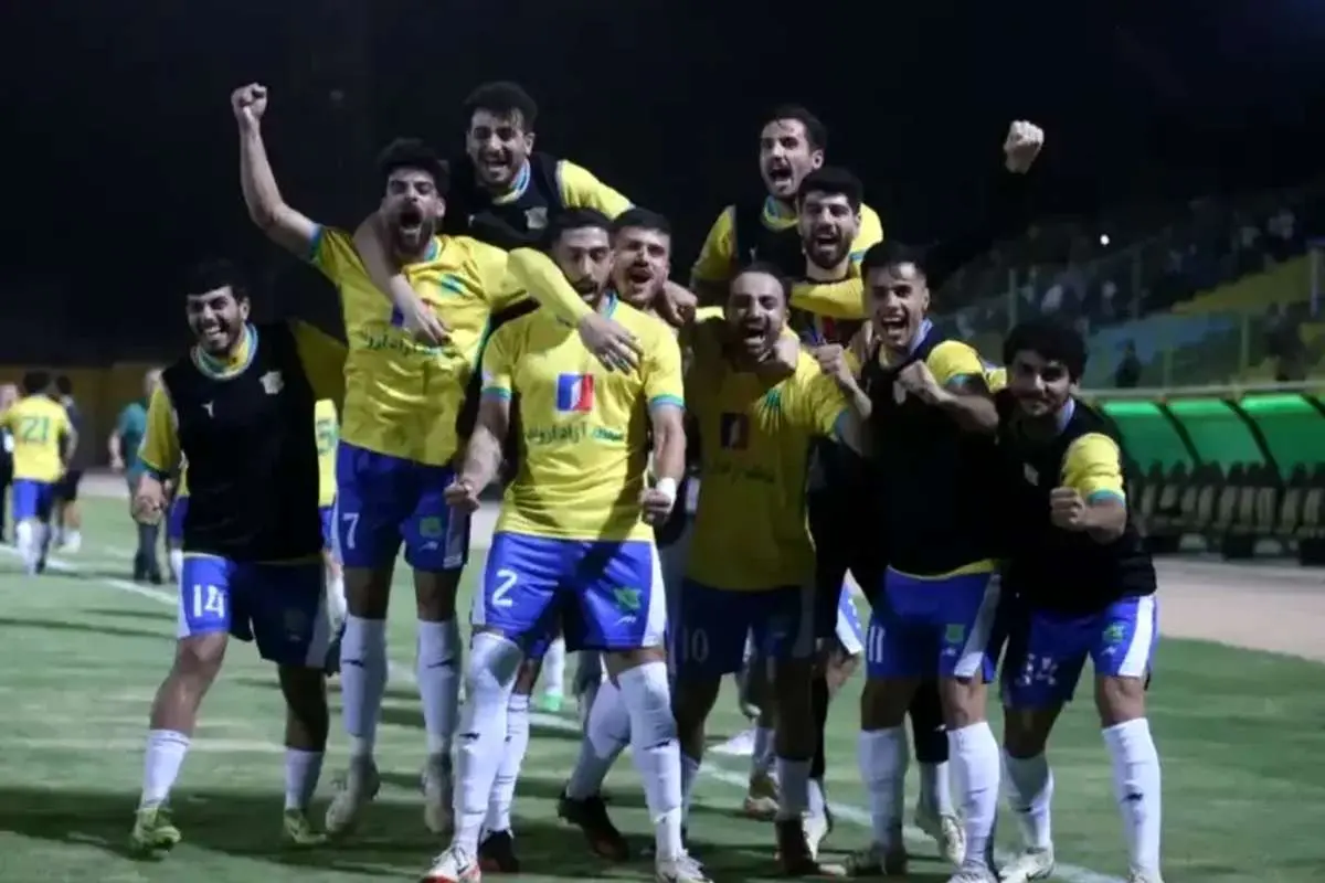 پیروزی ارزشمند صنعت نفت آبادان مقابل شهرداری نوشهر در لیگ آزادگان