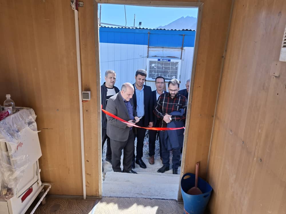 خانه بهداشت کارگری پروژه سد مخمل‌کوه خرم‌آباد افتتاح شد