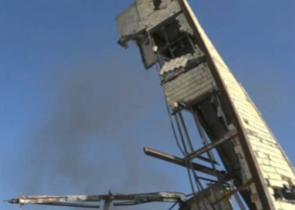 انفجار گاز و تخریب ساختمان پنج طبقه در مشگین‌شهر