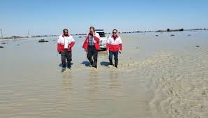 آماده‌باش کامل تیم‌های هلال‌احمر در پی بارش‌های جوی در استان‌های شمالی