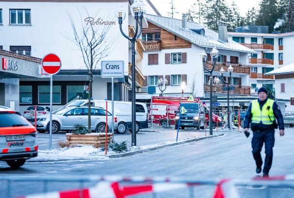 جان باختن ده‌ها نفر به دنبال آتش‌سوزی در یک پیست اسکی در سوئیس