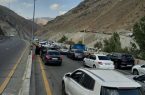 ترافیک خودرویی در هر ۲ مسیر کندوان سنگین است
