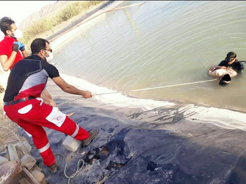 جسد جوان غرق‌شده در دریاچه برم الوان شهرستان بهمئی پیدا شد