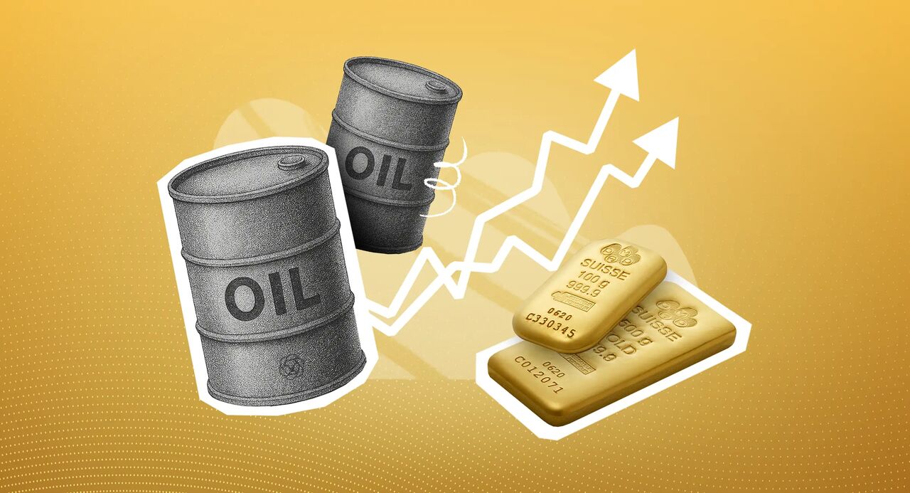 بهای نفت در مدار صعود، طلا و نقره در مسیر اصلاح؛ سایه بحران خاورمیانه بر بازار انرژی