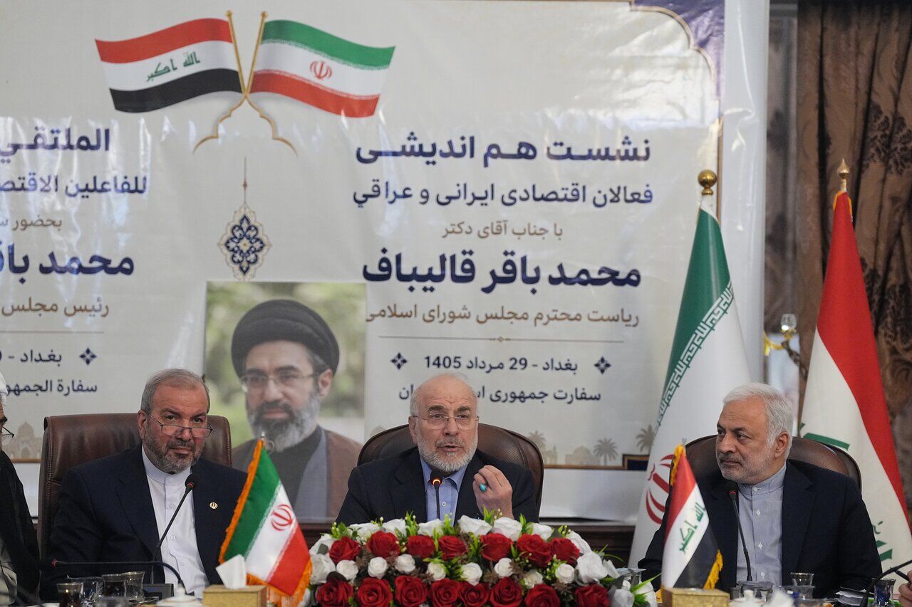 قالیباف: روابط اقتصادی ایران و عراق نیازمند نقشه راه است